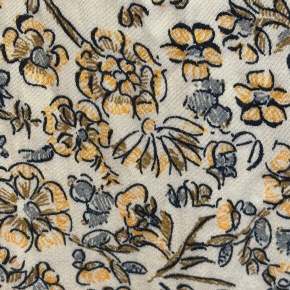 Free People Floral Boheme Dress Womens Size 6 Ivory Combo Open Back Ruffle Boho - Picture 6 of 12